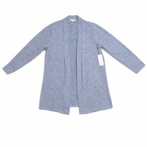 Nwt - Joie de Vivre Cozy Blue Open Front Cardigan Sweater Size Medium